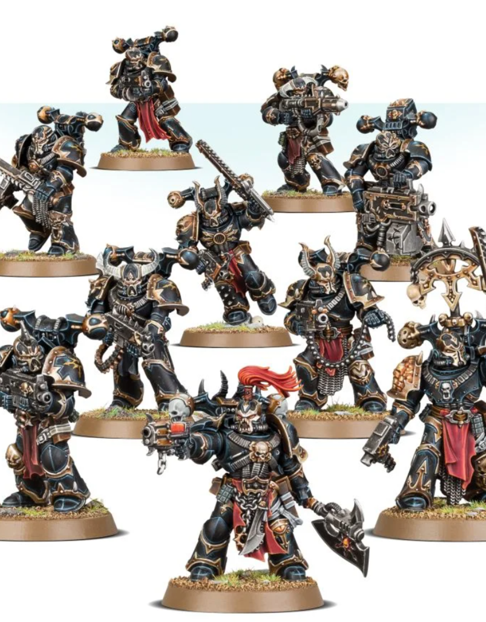 Chaos Legion Dice Set compatible with Warhammer 40,000 games