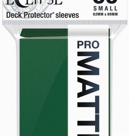 Ultrapro Eclipse Matte Small Sleeves: Forest Green (60)