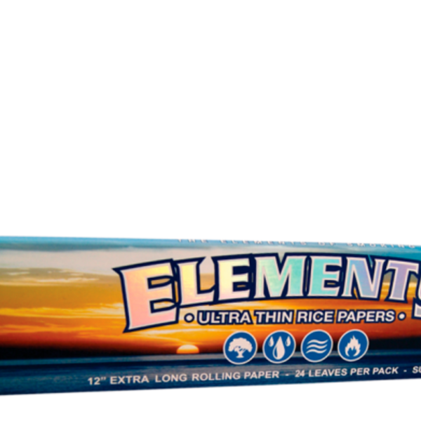 Elements Ultra Thin Rolling Paper 12in 24-leaves per pack