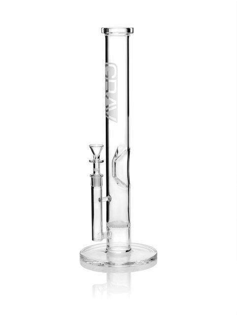 GRAV Large Straight Base W/ Disc Waterpipe