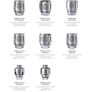 SMOK TFV8 Baby/Big Baby/V9 Coils