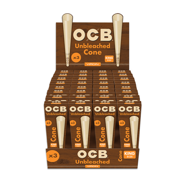 OCB Unbleached Virgin Cones