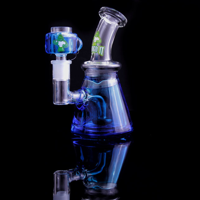 Shred It Glycerin Chilled Glass Rig (14MM)