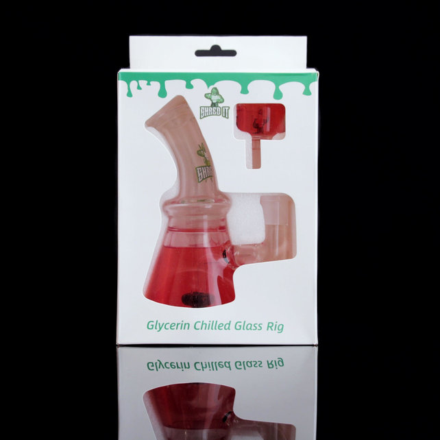 Shred It Glycerin Chilled Glass Rig (14MM)