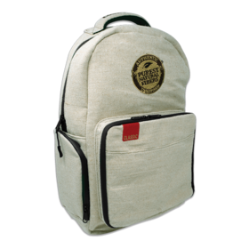 Raw Burlap Backpack