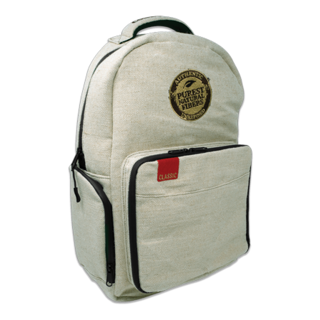 Raw Burlap Backpack