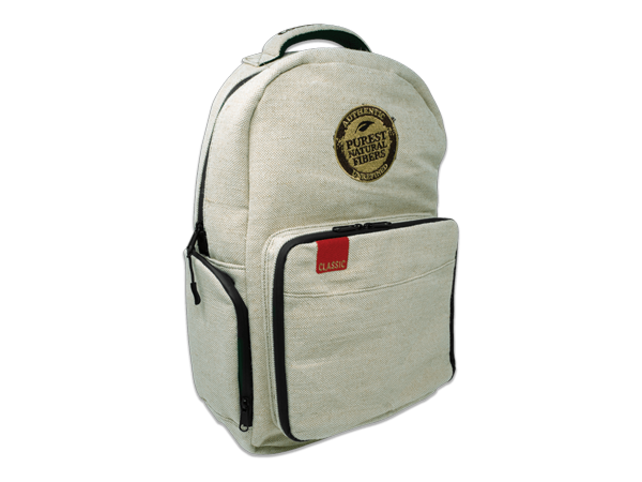 Raw Burlap Backpack