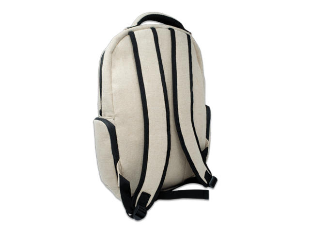Raw Burlap Backpack
