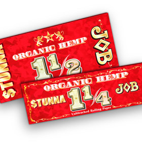 JOB X STUNNA Organic Hemp Rolling Paper