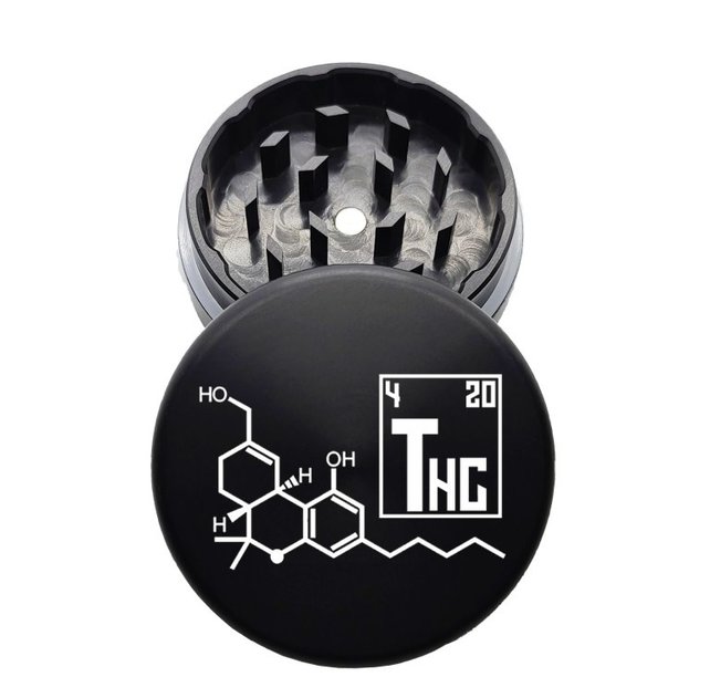 Tahoe Grinder - The Puck 2 Piece THC Molecule