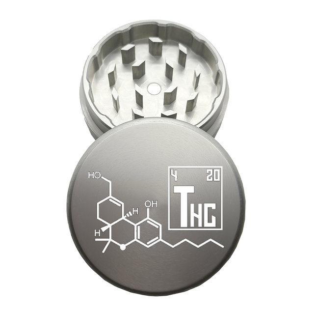 Tahoe Grinder - The Puck 2 Piece THC Molecule
