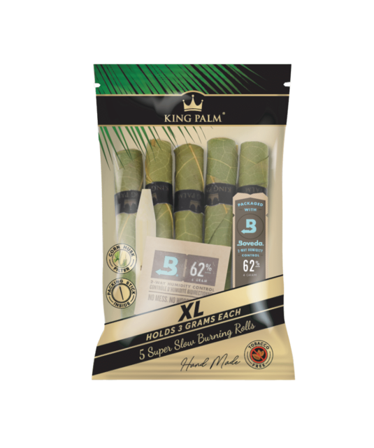 King Palm Hand-Rolled Leaf - 5 XL Rolls
