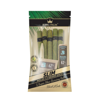 King Palm Hand-Rolled Leaf - 5 Slim Rolls