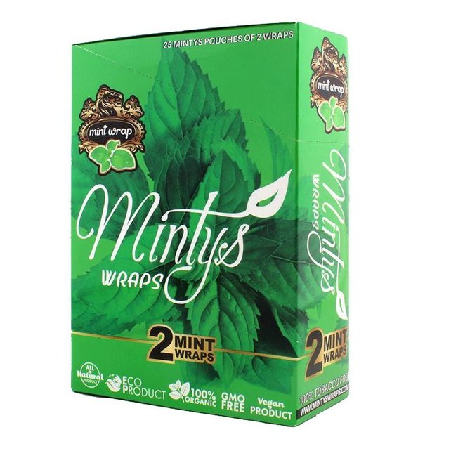 Minty's Organic Vegan Mint Wraps (2 Pack)
