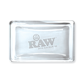 RAW Crystal Glass Rolling Tray