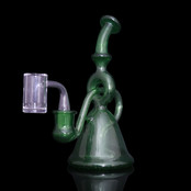 Cello Glass Rig (Sandblasted Electric Green)