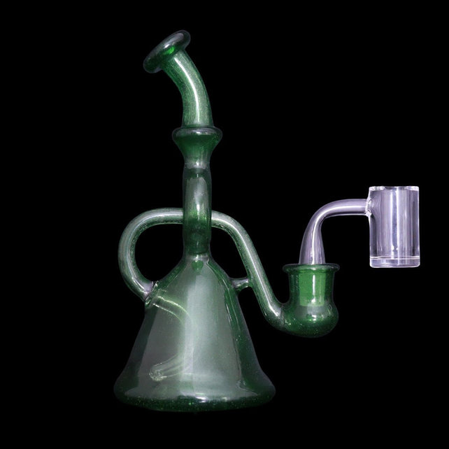 Cello Glass Rig (Green Stardust)