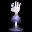 Casta glass Casta Glass Ball Rig - White Satin & Blue Satin made by @greasyglass