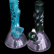 Experimental Green #5-Aqua Azul Mini Tube Rigs (Salt Glass)