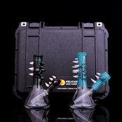 Experimental Green #5-Aqua Azul Mini Tube Rigs (Salt Glass)