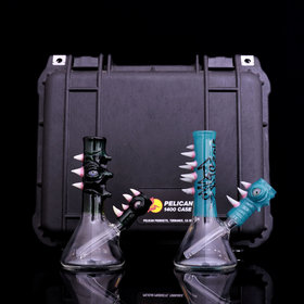 Experimental Green #5-Aqua Azul Mini Tube Rigs (Salt Glass)