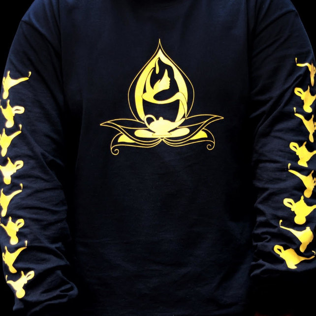 Aladdin Long Sleeve Shirt - Men (Genie Lamp)