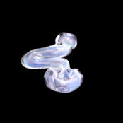 Zenesis Glass Medium Sidewinder Spoon (Fumed)