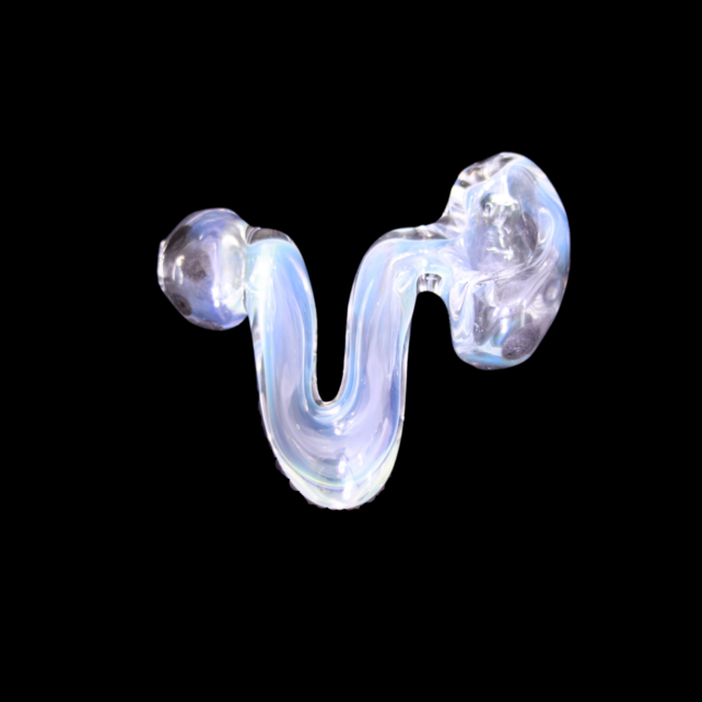 Zenesis Glass Medium Sidewinder Spoon (Fumed)