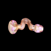 Zenesis Glass Micro Sidewinder Spoon (Fumed)