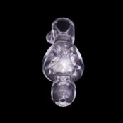 Zenesis Glass Micro Trinity Chillum With Marble Trap (Clear)
