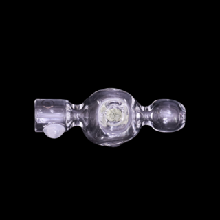 Zenesis Glass Micro Trinity Chillum With Marble Trap (Clear)