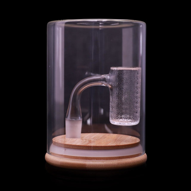 Long Island Quartz Banger 14MM 90濉 Flower of Life