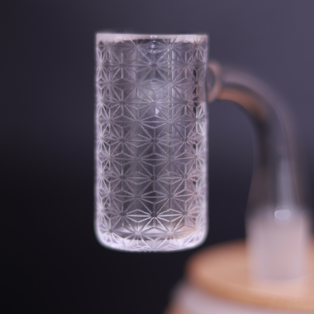 Long Island Quartz Banger 14MM 90濉 Flower of Life