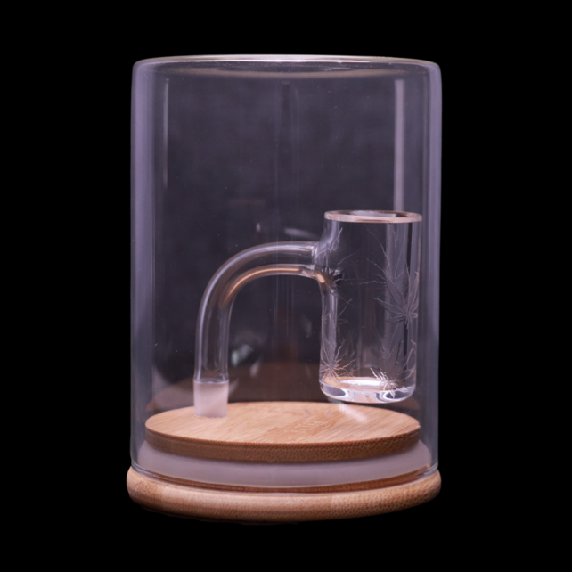 Long Island Quartz Banger 10MM 90濉 Leaf