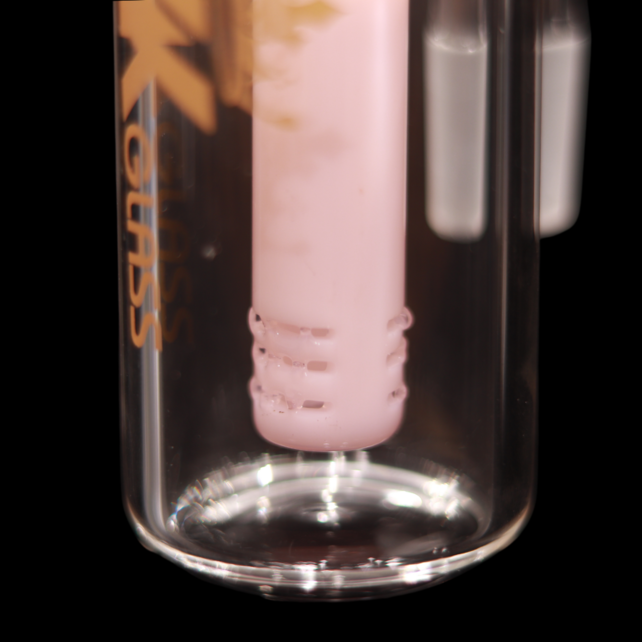 MK Glass Milky Downstem 14MM Ashcatcher 90°