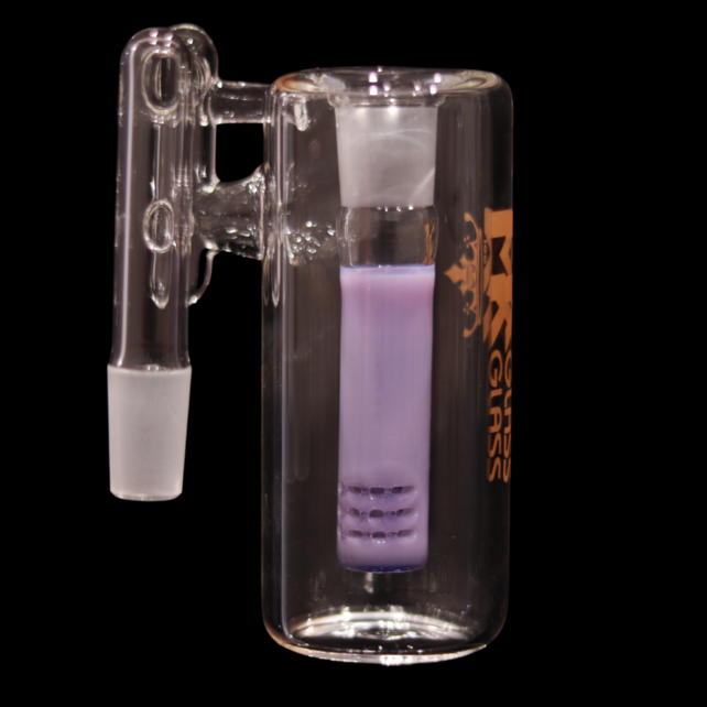 MK Glass Milky Downstem 14MM Ashcatcher 90°