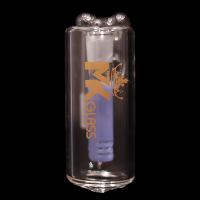MK Glass Milky Downstem 14MM Ashcatcher 90°