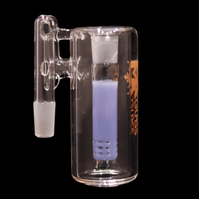 MK Glass Milky Downstem 14MM Ashcatcher 90°