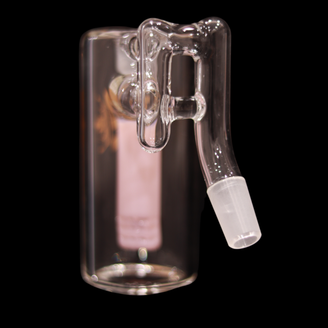 MK Glass Milky Downstem 14MM Ashcatcher 45°