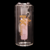 MK Glass Milky Downstem 14MM Ashcatcher 45°