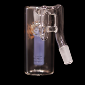 MK Glass Milky Downstem 14MM Ashcatcher 45°