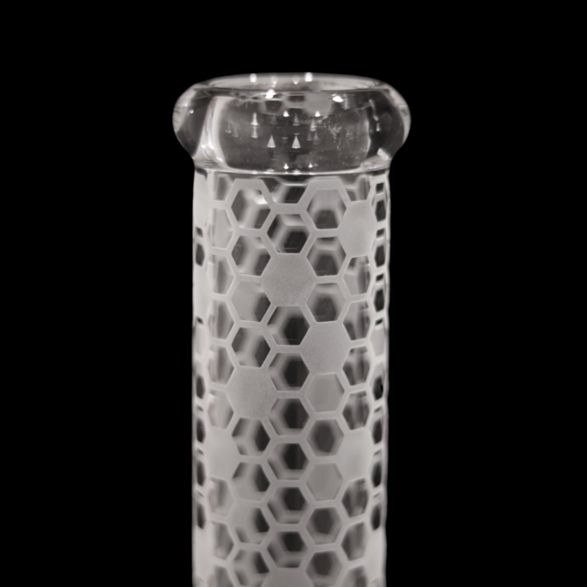 MK Glass Frosted Bee Beaker