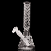 MK Glass Frosted Bee Beaker