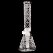 MK Glass Frosted Bee Beaker
