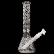 MK Glass Frosted Bee Beaker