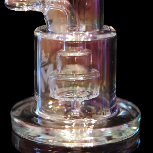 MK Glass Irridiscent Cake Rig