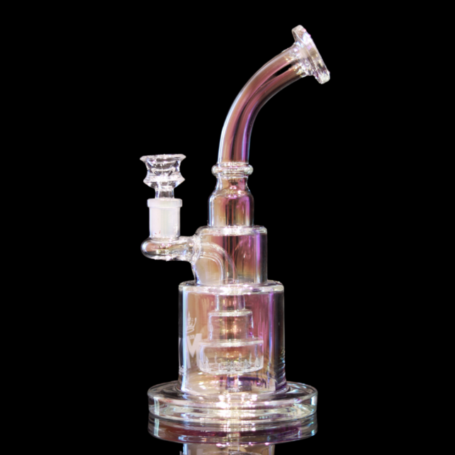 MK Glass Irridiscent Cake Rig