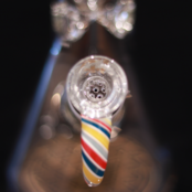 MK Glass Wigwag Horn Screen Bowl #4