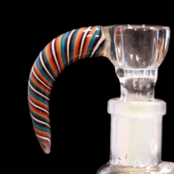 MK Glass Wigwag Horn Screen Bowl #4