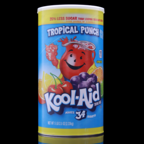 Kool Aid Powder Stash Can Tropical Punch (5 LB)